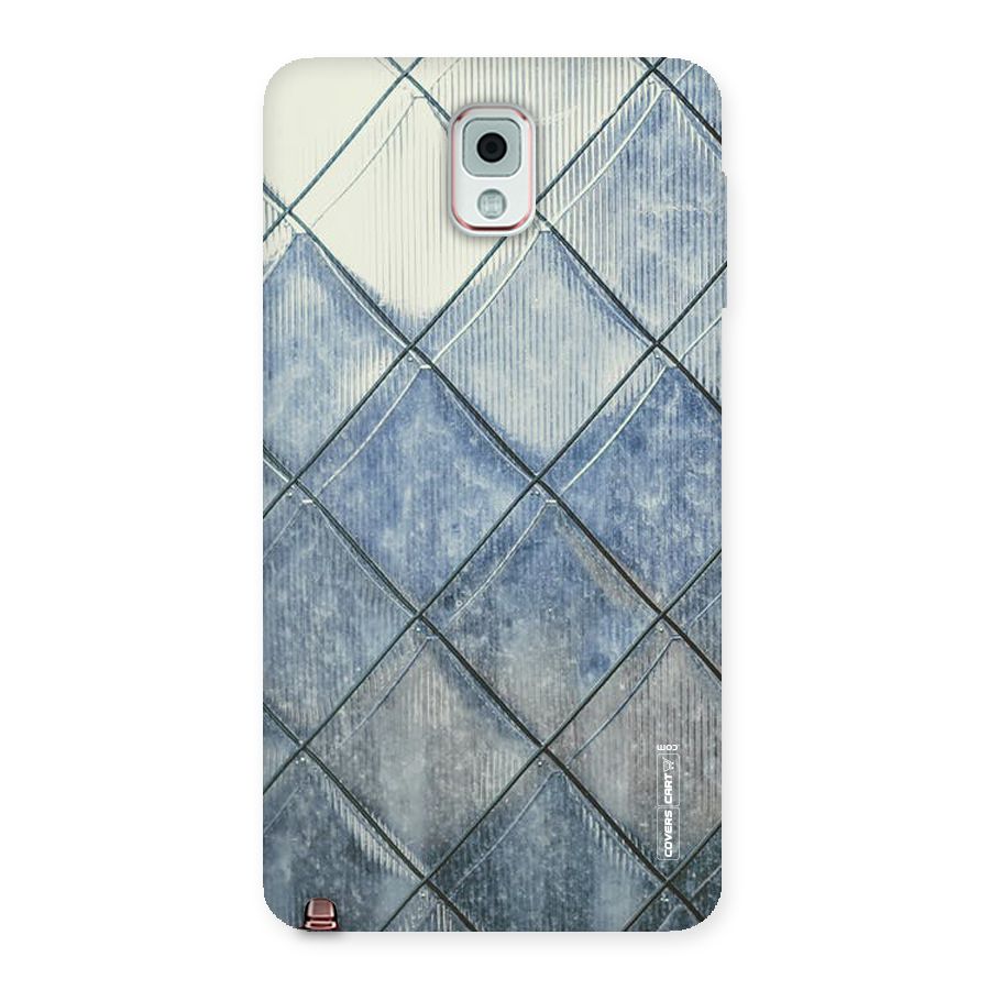 Steel Blue Pattern Back Case for Galaxy Note 3