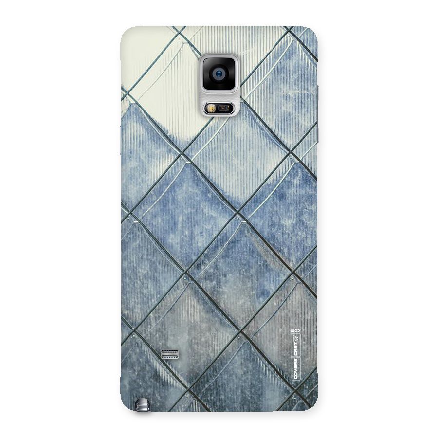 Steel Blue Pattern Back Case for Galaxy Note 4