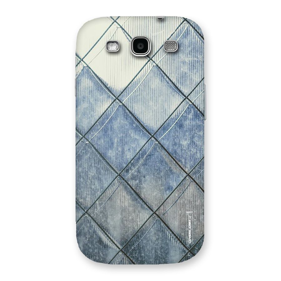 Steel Blue Pattern Back Case for Galaxy S3
