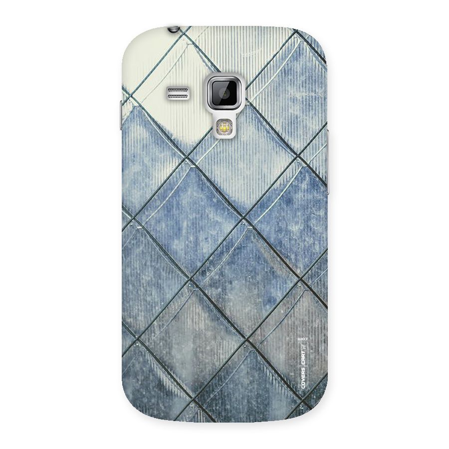 Steel Blue Pattern Back Case for Galaxy S Duos