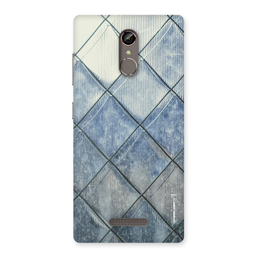 Steel Blue Pattern Back Case for Gionee S6s
