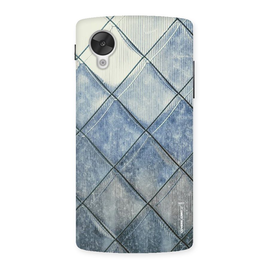 Steel Blue Pattern Back Case for Google Nexsus 5