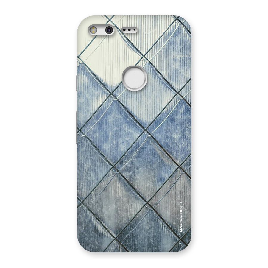 Steel Blue Pattern Back Case for Google Pixel