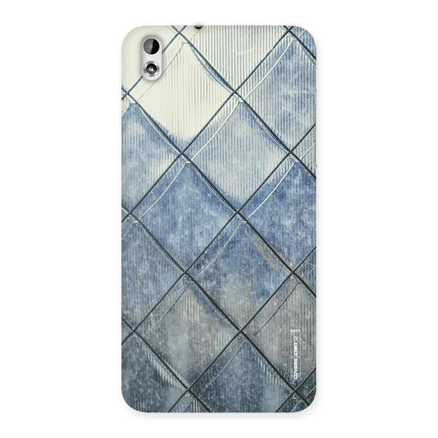 Steel Blue Pattern Back Case for HTC Desire 816g