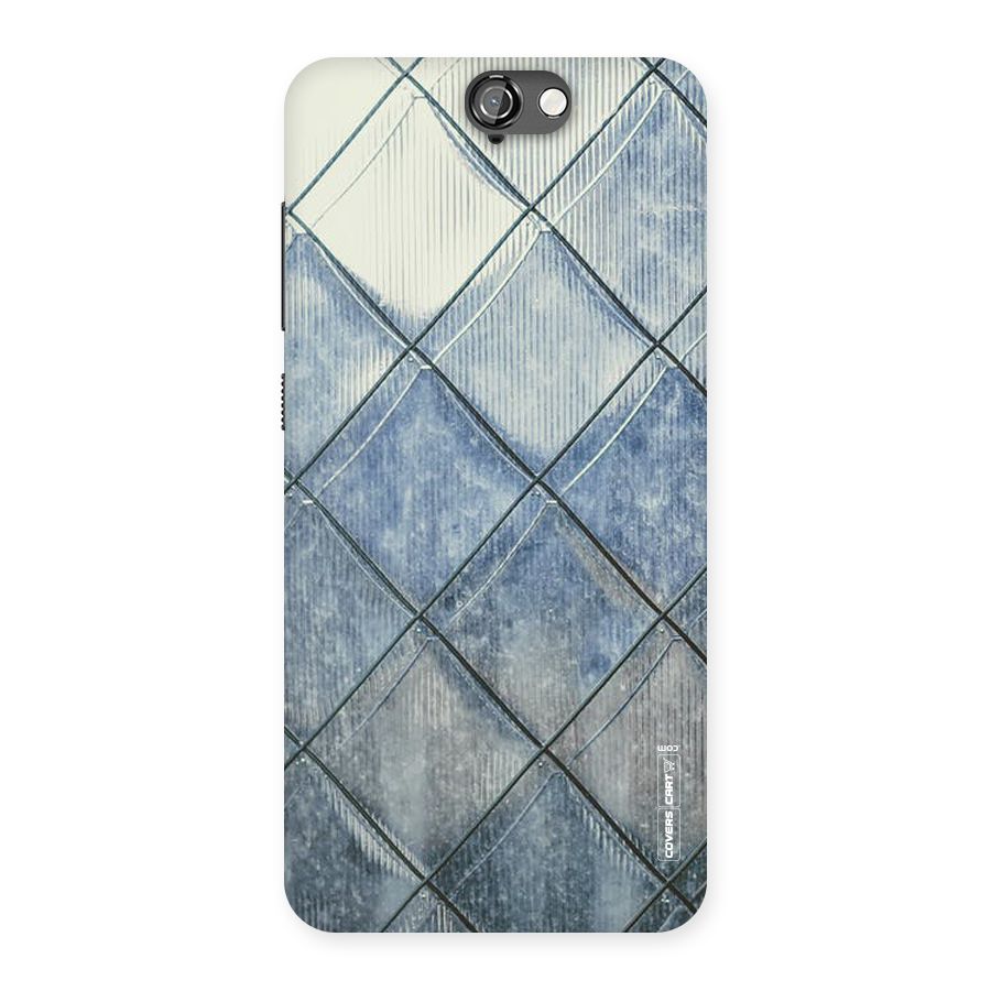 Steel Blue Pattern Back Case for HTC One A9