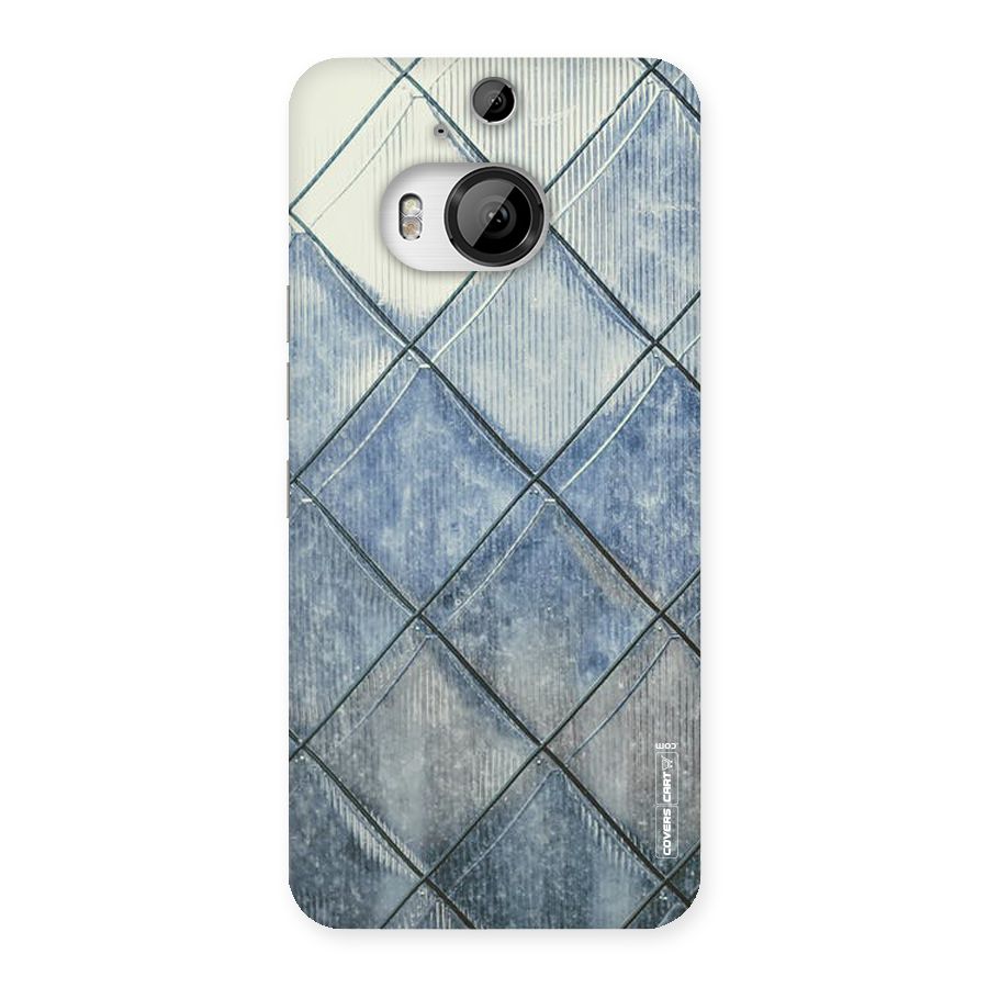 Steel Blue Pattern Back Case for HTC One M9 Plus
