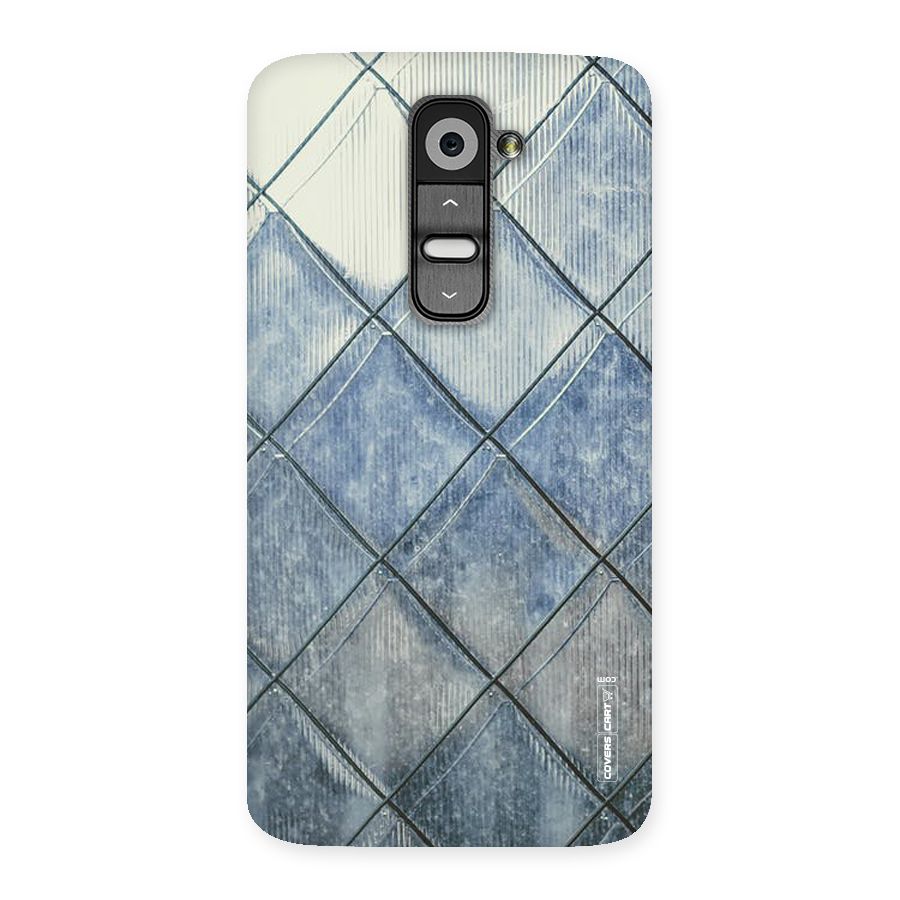 Steel Blue Pattern Back Case for LG G2