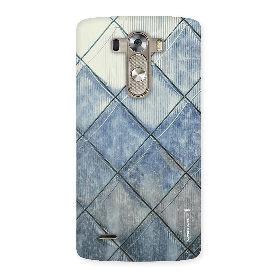 Steel Blue Pattern Back Case for LG G3