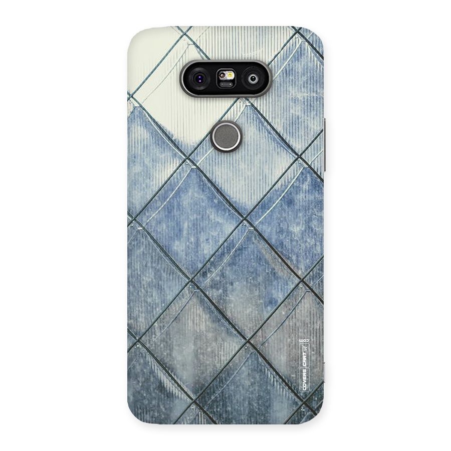 Steel Blue Pattern Back Case for LG G5