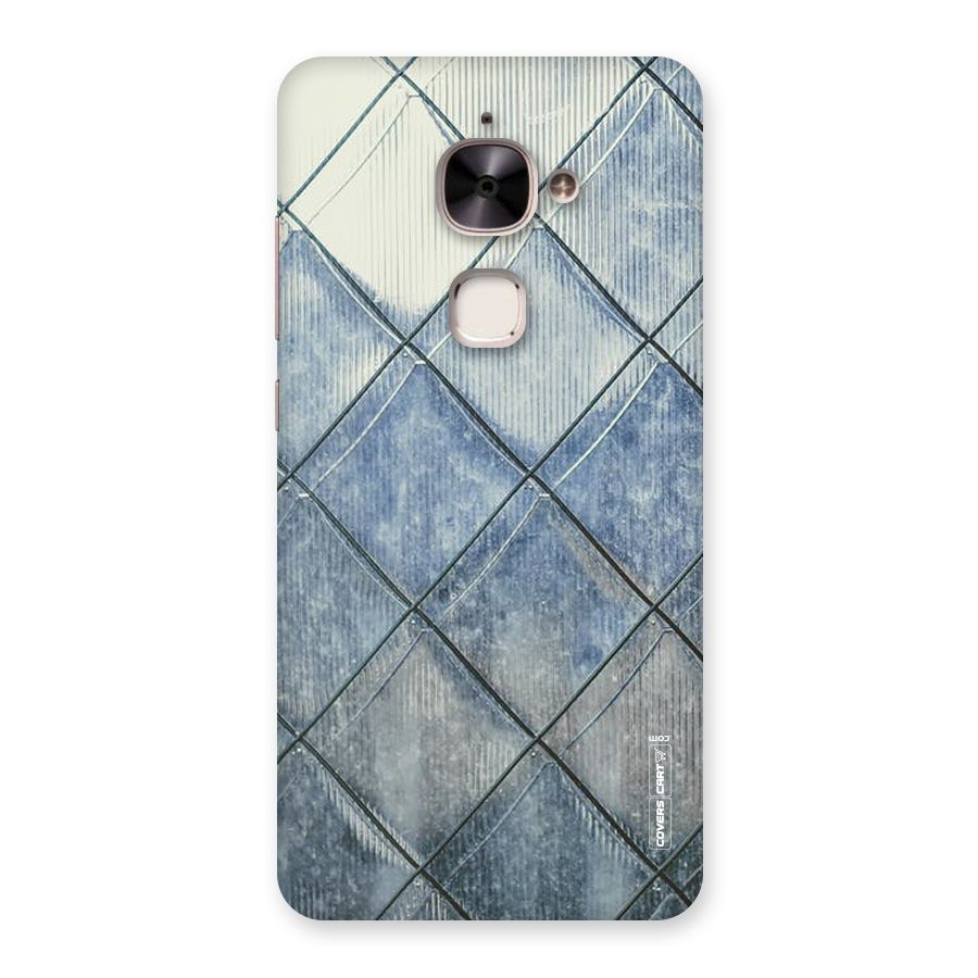 Steel Blue Pattern Back Case for Le 2