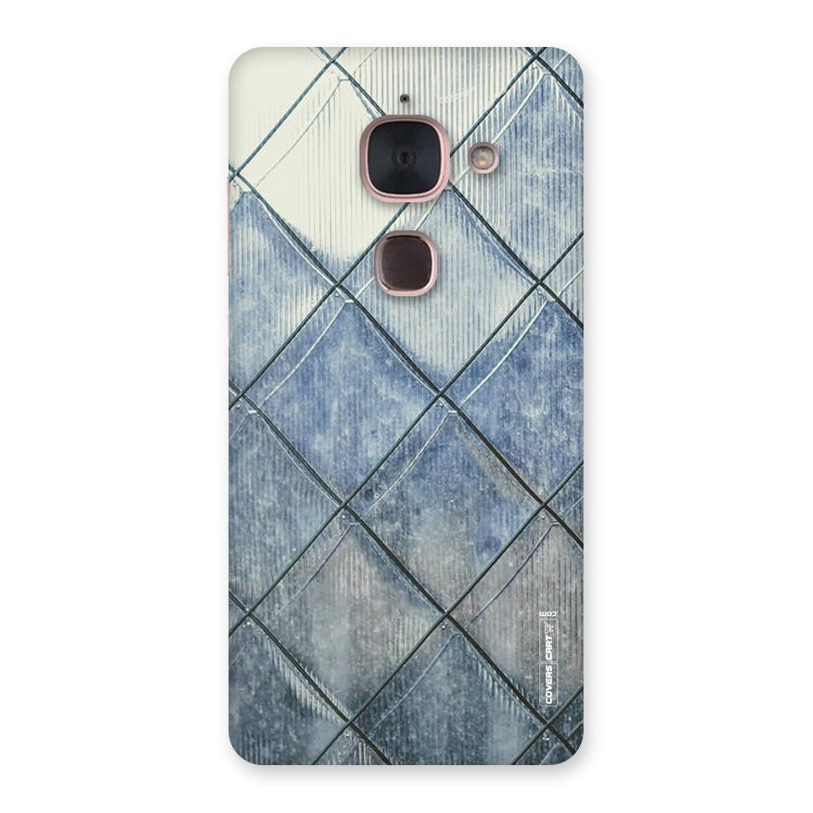 Steel Blue Pattern Back Case for Le Max 2