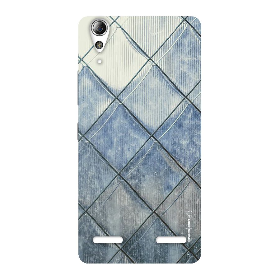 Steel Blue Pattern Back Case for Lenovo A6000