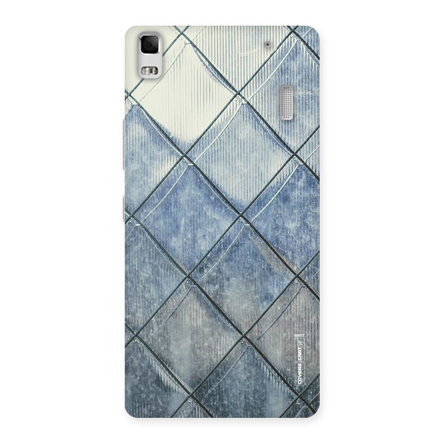 Steel Blue Pattern Back Case for Lenovo K3 Note