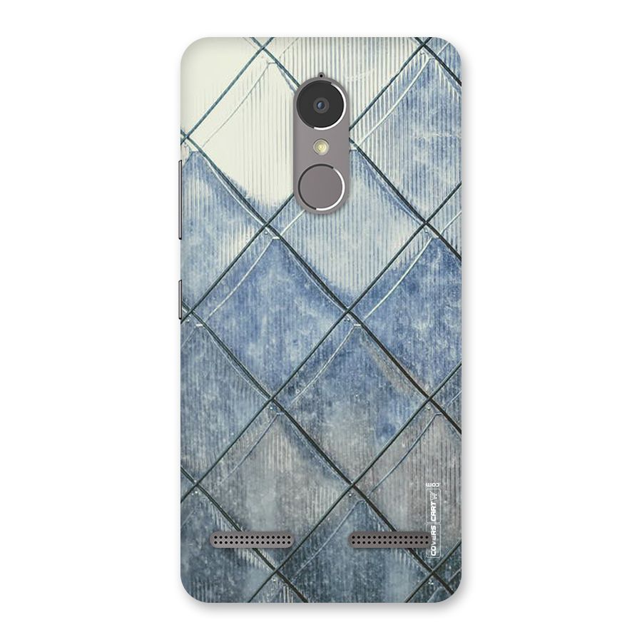 Steel Blue Pattern Back Case for Lenovo K6