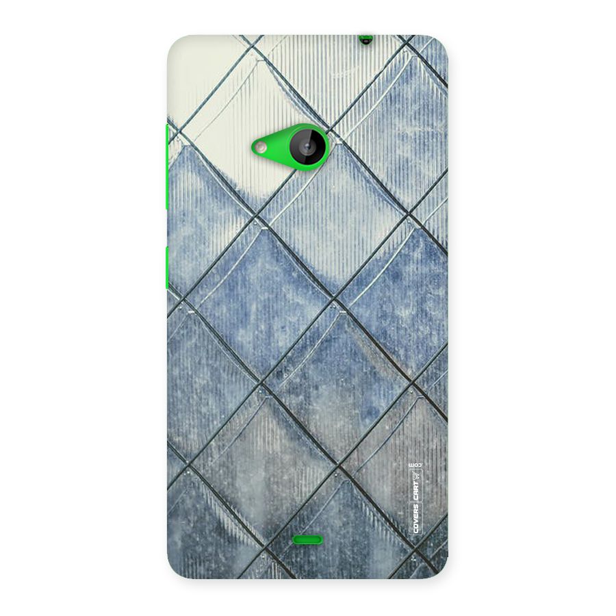 Steel Blue Pattern Back Case for Lumia 535