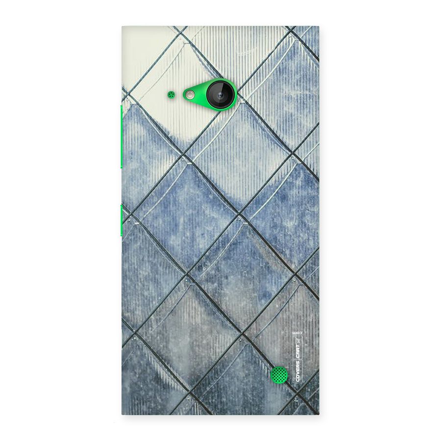 Steel Blue Pattern Back Case for Lumia 730