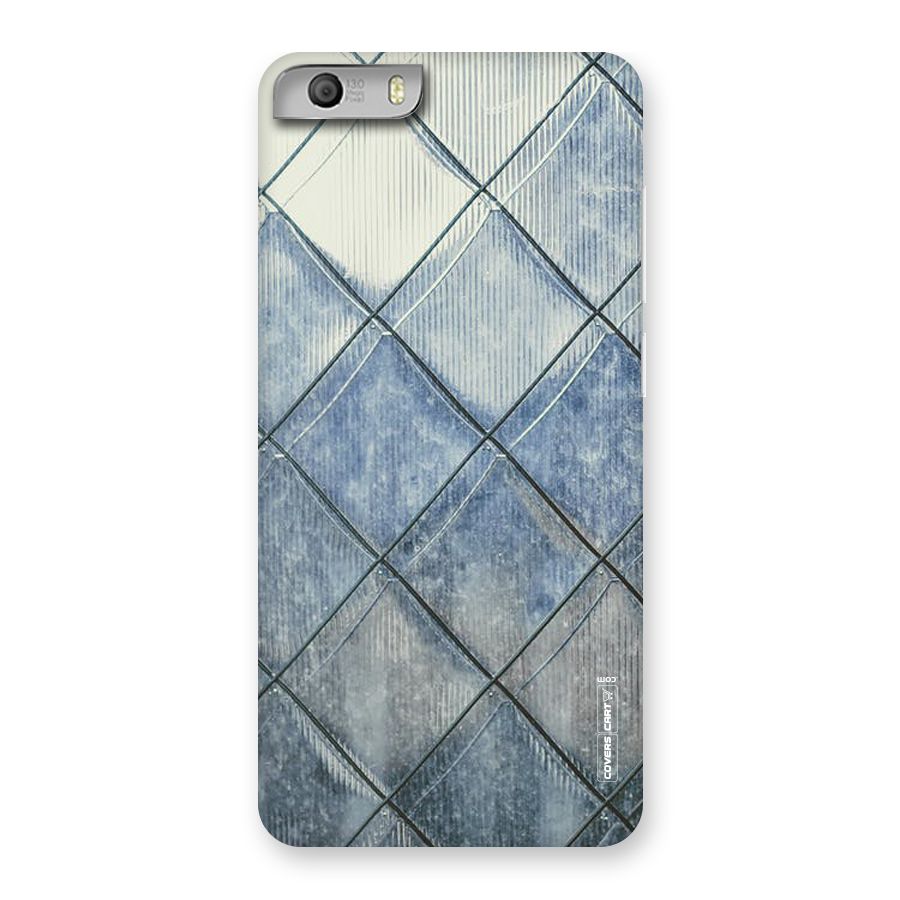 Steel Blue Pattern Back Case for Micromax Canvas Knight 2