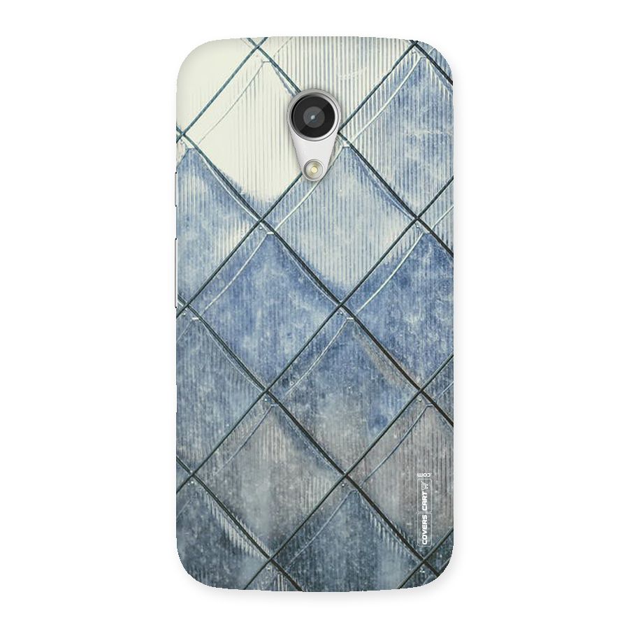 Steel Blue Pattern Back Case for Moto G 2nd Gen