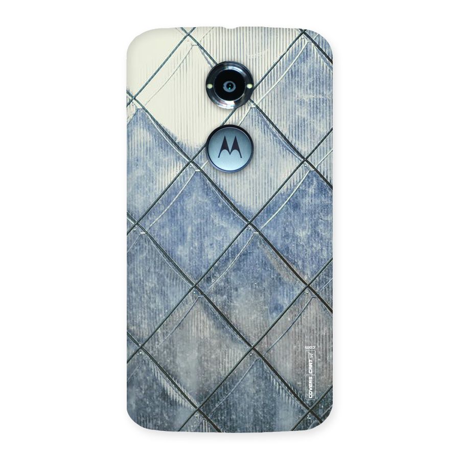 Steel Blue Pattern Back Case for Moto X 2nd Gen