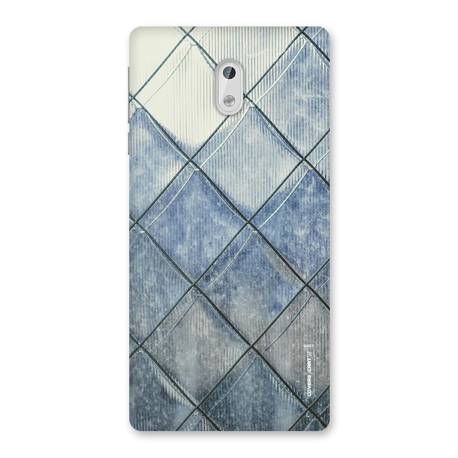 Steel Blue Pattern Back Case for Nokia 3