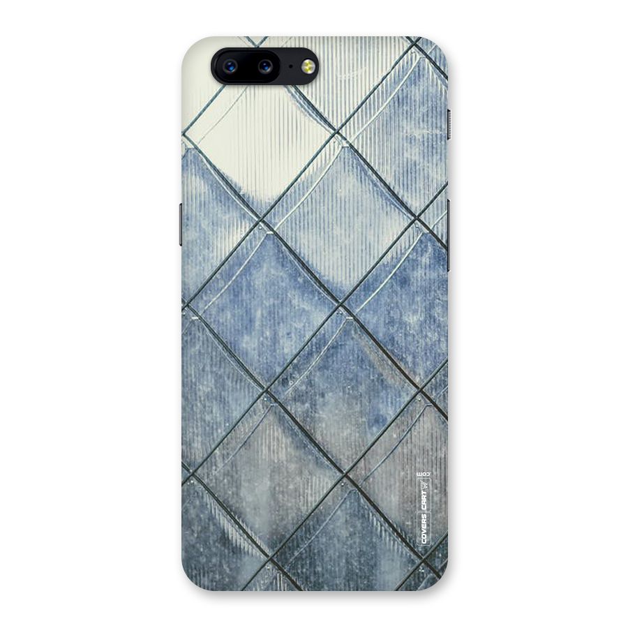 Steel Blue Pattern Back Case for OnePlus 5