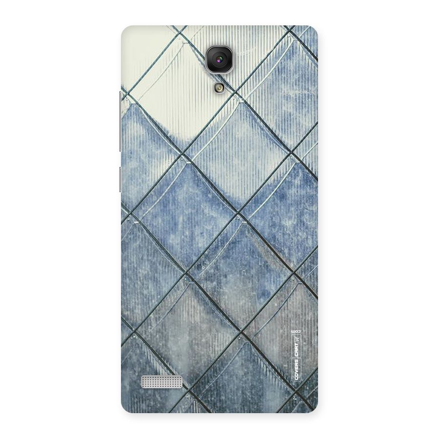 Steel Blue Pattern Back Case for Redmi Note