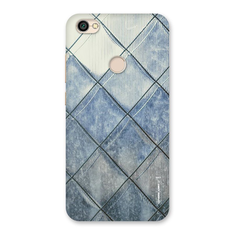 Steel Blue Pattern Back Case for Redmi Y1 2017