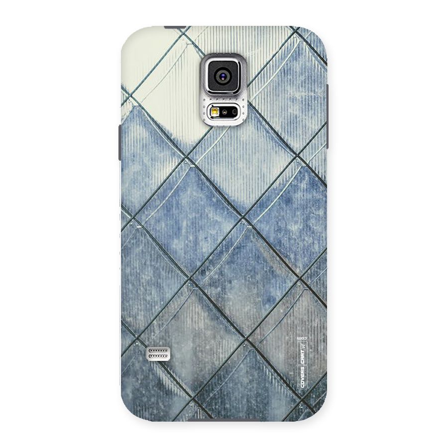 Steel Blue Pattern Back Case for Samsung Galaxy S5