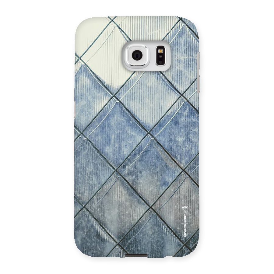 Steel Blue Pattern Back Case for Samsung Galaxy S6