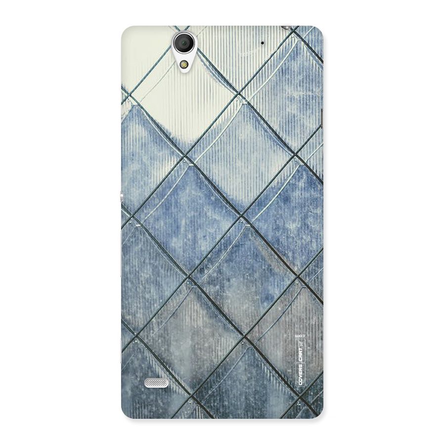 Steel Blue Pattern Back Case for Sony Xperia C4
