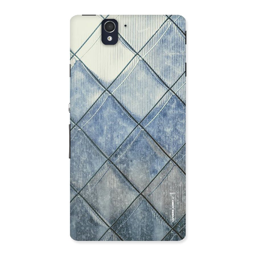 Steel Blue Pattern Back Case for Sony Xperia Z
