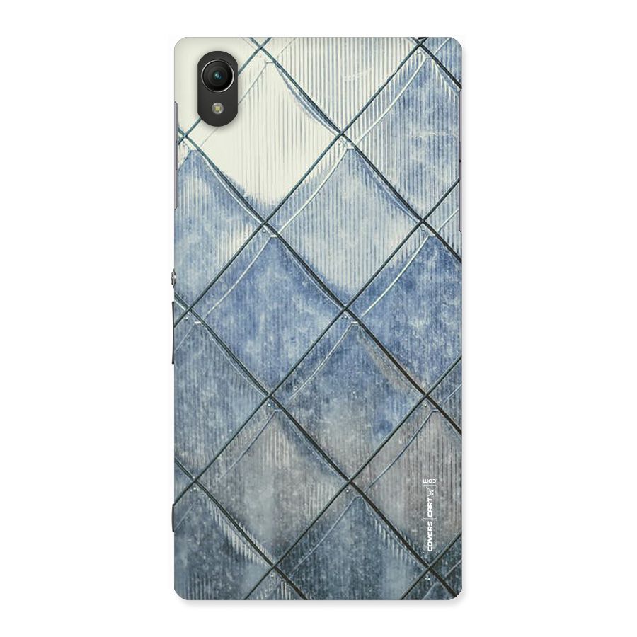 Steel Blue Pattern Back Case for Sony Xperia Z1