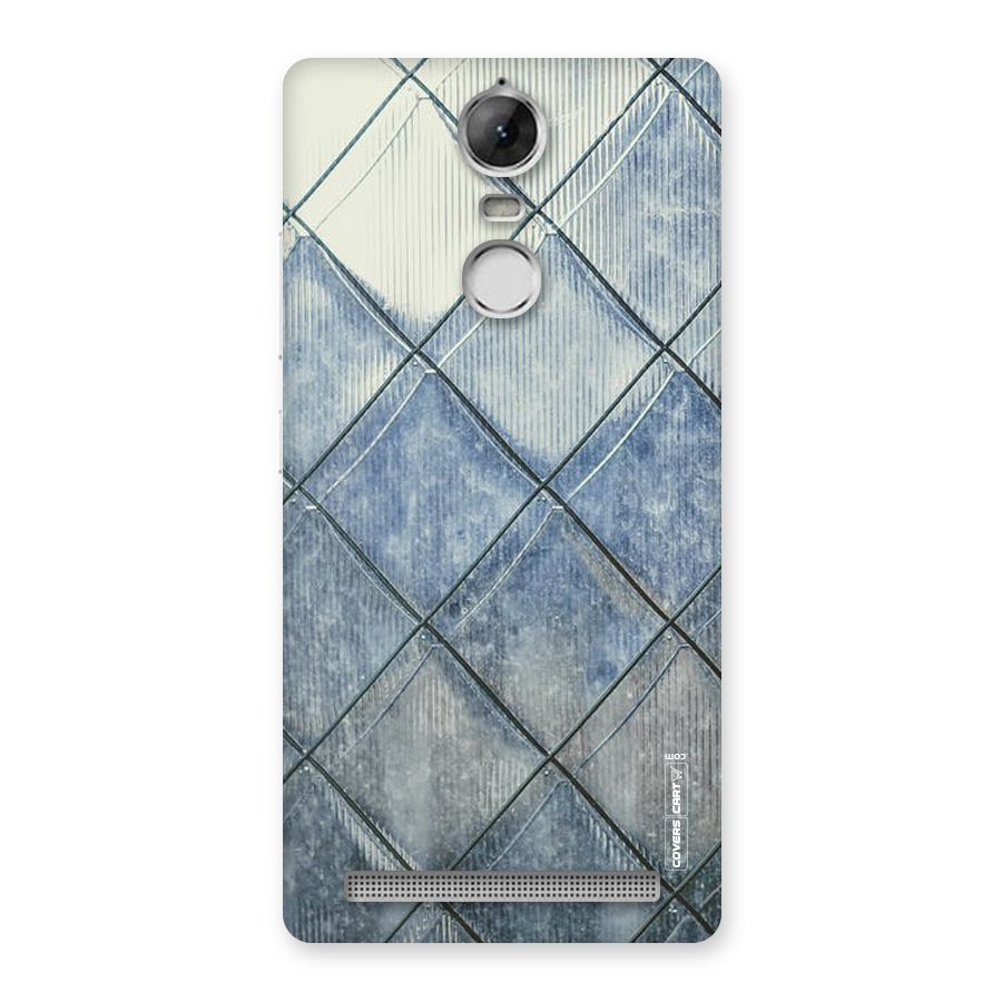 Steel Blue Pattern Back Case for Vibe K5 Note