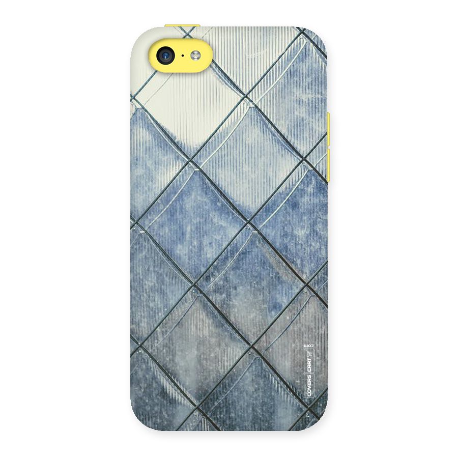 Steel Blue Pattern Back Case for iPhone 5C