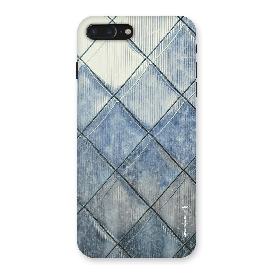Steel Blue Pattern Back Case for iPhone 7 Plus