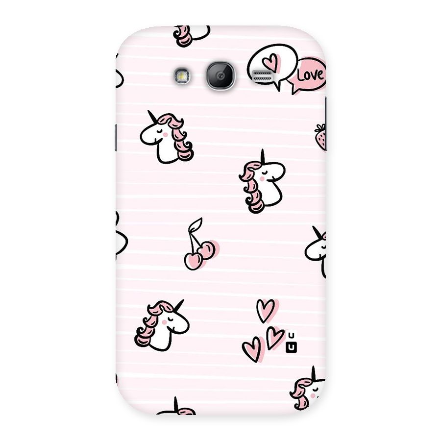 Strawberries And Unicorns Back Case for Galaxy Grand
