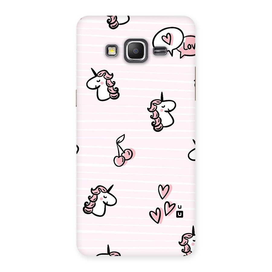 Strawberries And Unicorns Back Case for Galaxy Grand Prime