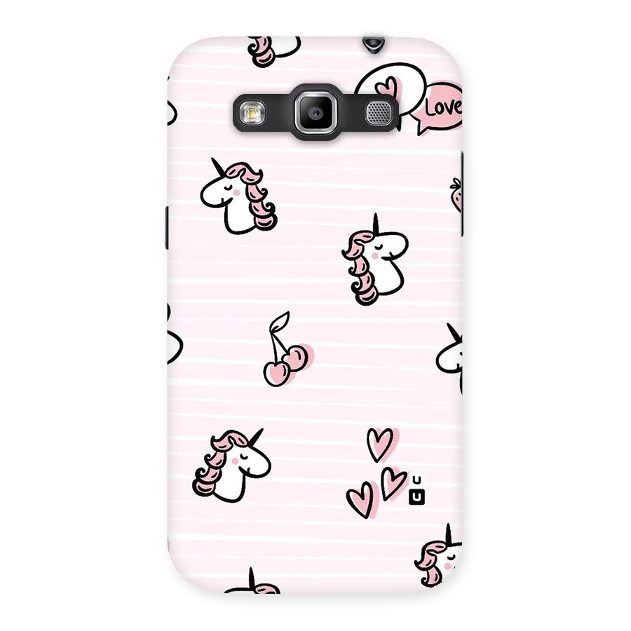 Strawberries And Unicorns Back Case for Galaxy Grand Quattro