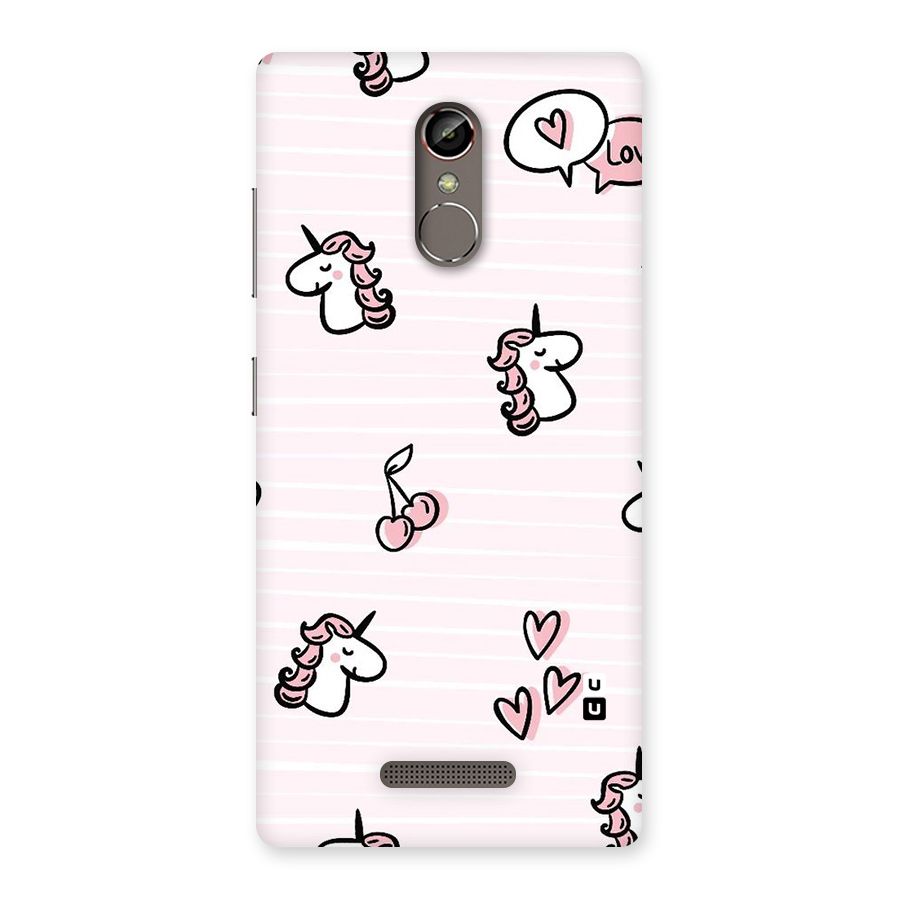 Strawberries And Unicorns Back Case for Gionee S6s