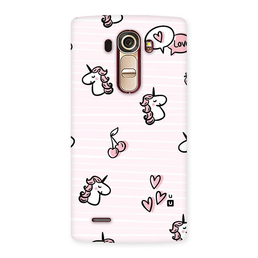Strawberries And Unicorns Back Case for LG G4