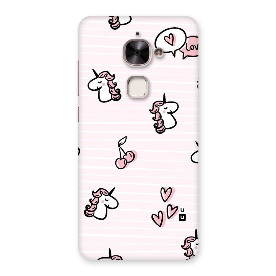 Strawberries And Unicorns Back Case for Le 2