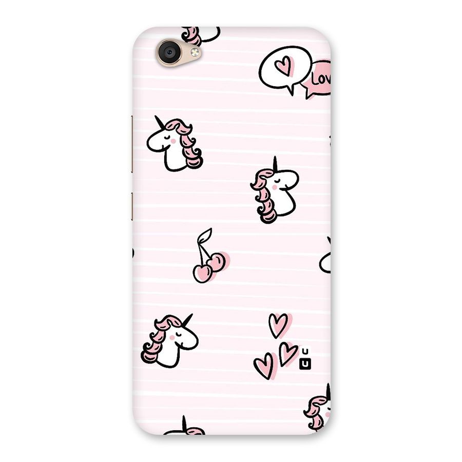 Strawberries And Unicorns Back Case for Vivo V5 Plus