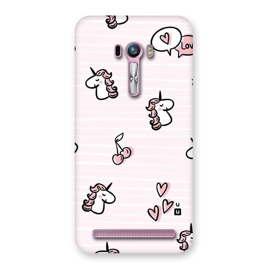 Strawberries And Unicorns Back Case for Zenfone Selfie