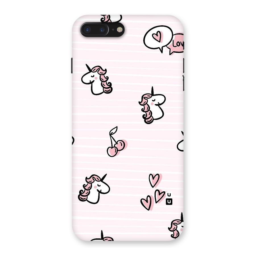 Strawberries And Unicorns Back Case for iPhone 7 Plus