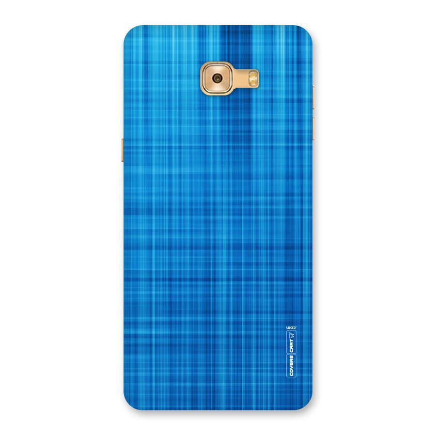 Stripe Blue Abstract Back Case for Galaxy C9 Pro
