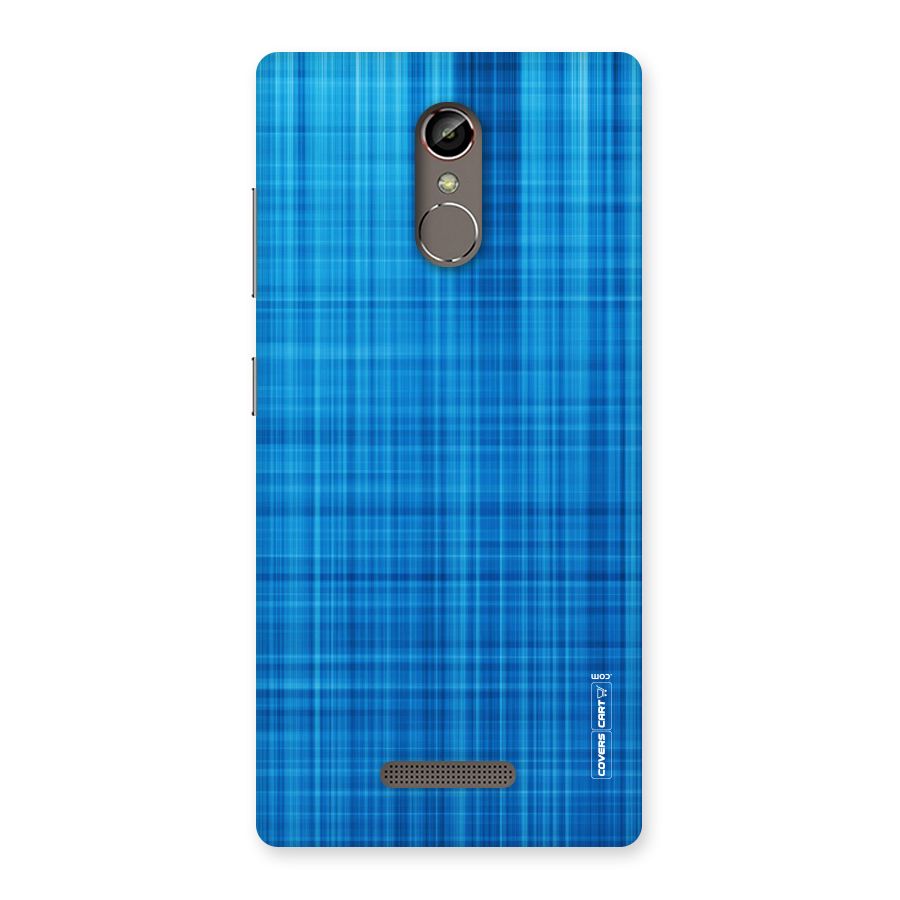 Stripe Blue Abstract Back Case for Gionee S6s