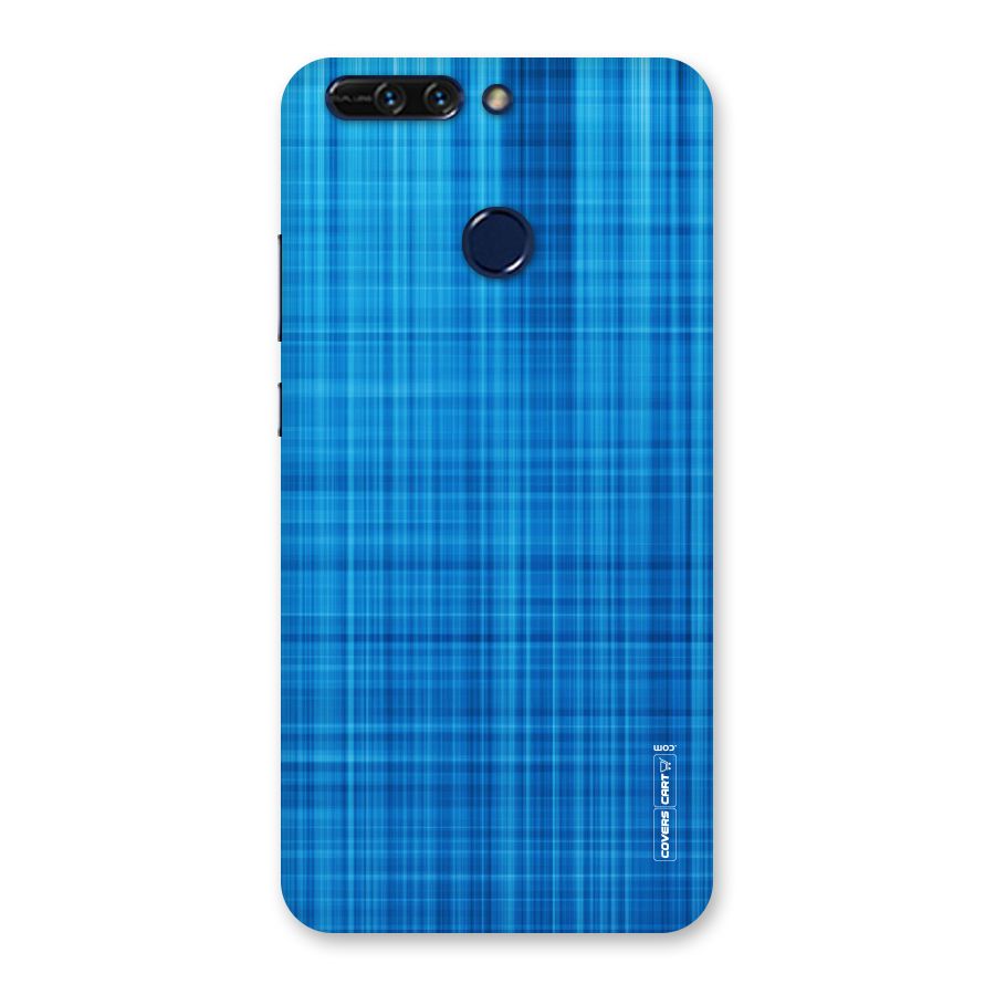Stripe Blue Abstract Back Case for Honor 8 Pro