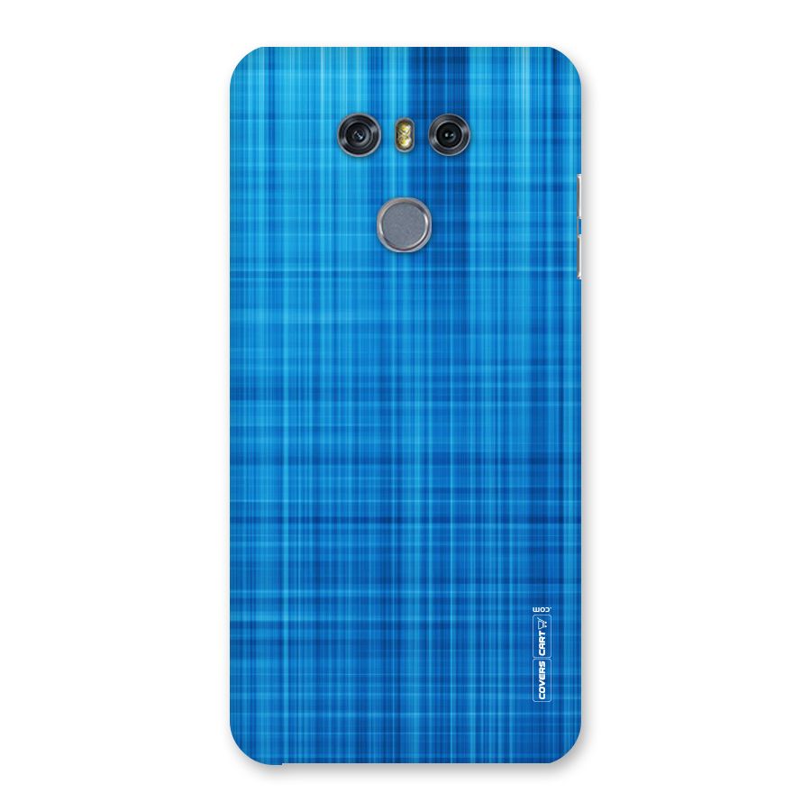 Stripe Blue Abstract Back Case for LG G6