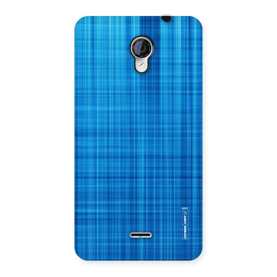 Stripe Blue Abstract Back Case for Micromax Unite 2 A106