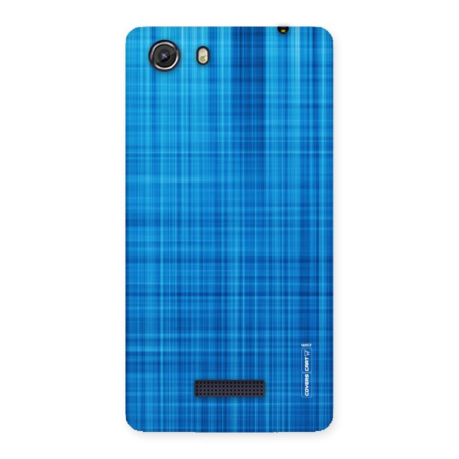 Stripe Blue Abstract Back Case for Micromax Unite 3
